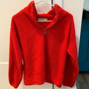 LOFT Quarter Zip Sweater